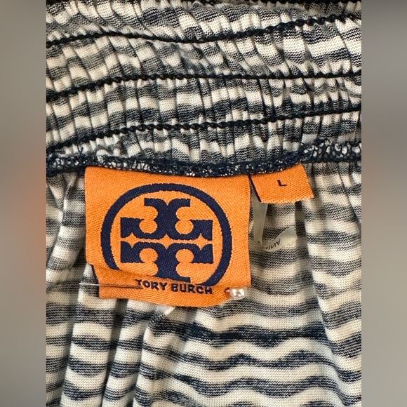 Tory Burch silk/cotton blend strapless maxi dress beach coverup - Picture 4 of 4